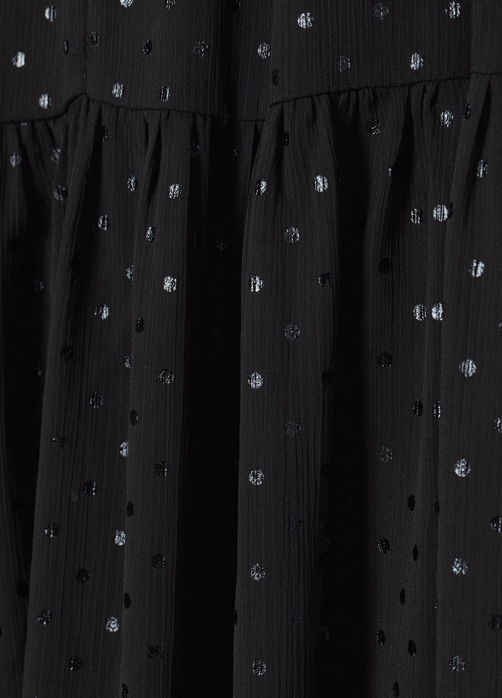 Чорна кежуал плаття, сукня а-силует H&M в горошок