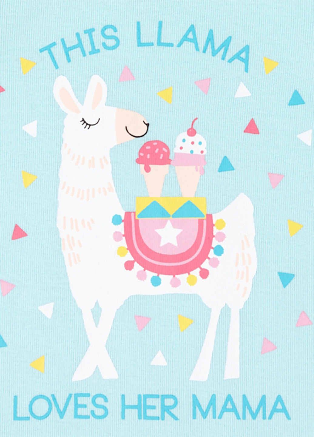 Светло-голубой летний комплект (футболка, брюки) The Children's Place