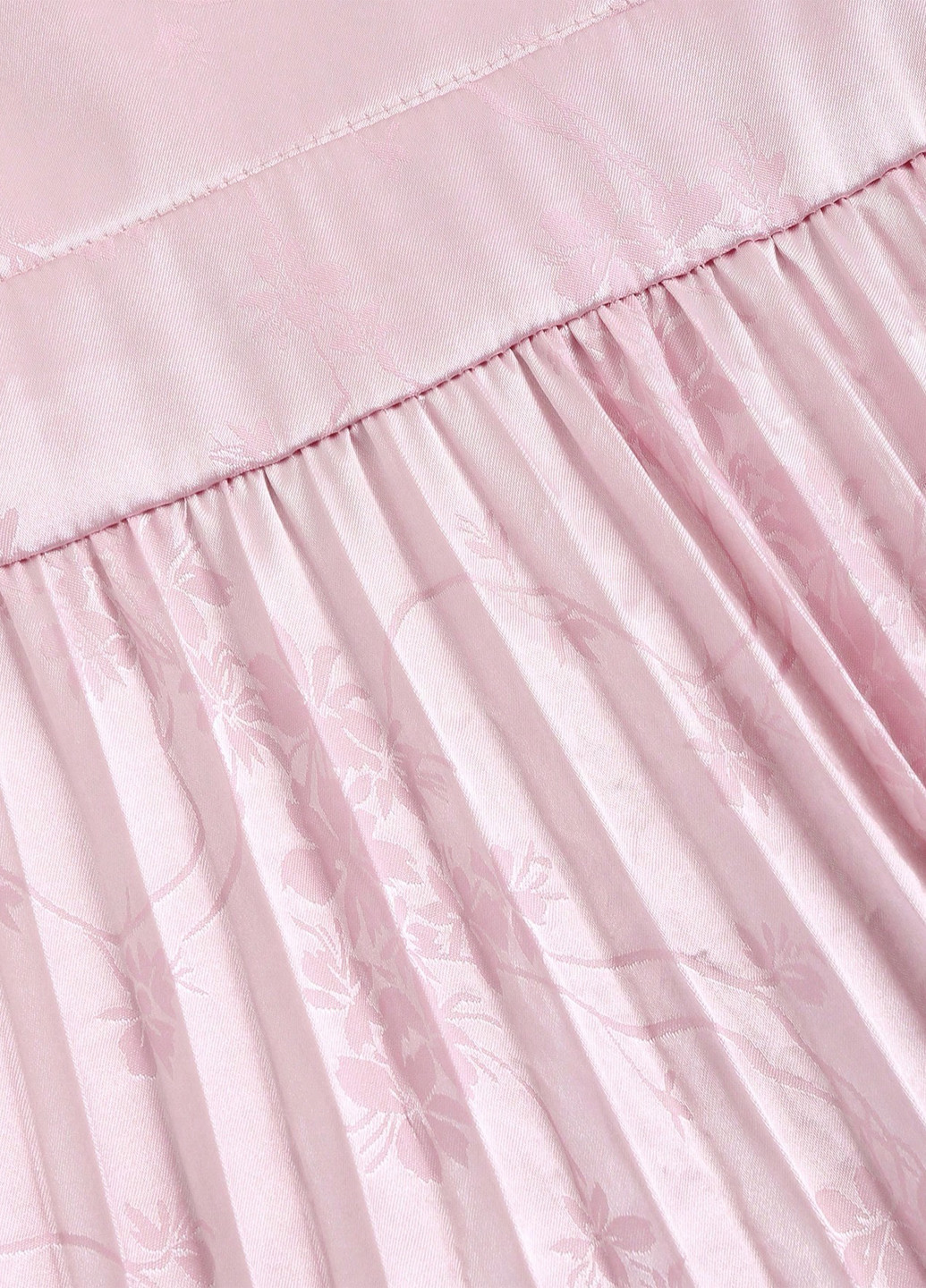 Светло-розовое коктейльное, кэжуал платье клеш, плиссированное SHEIN с цветочным принтом