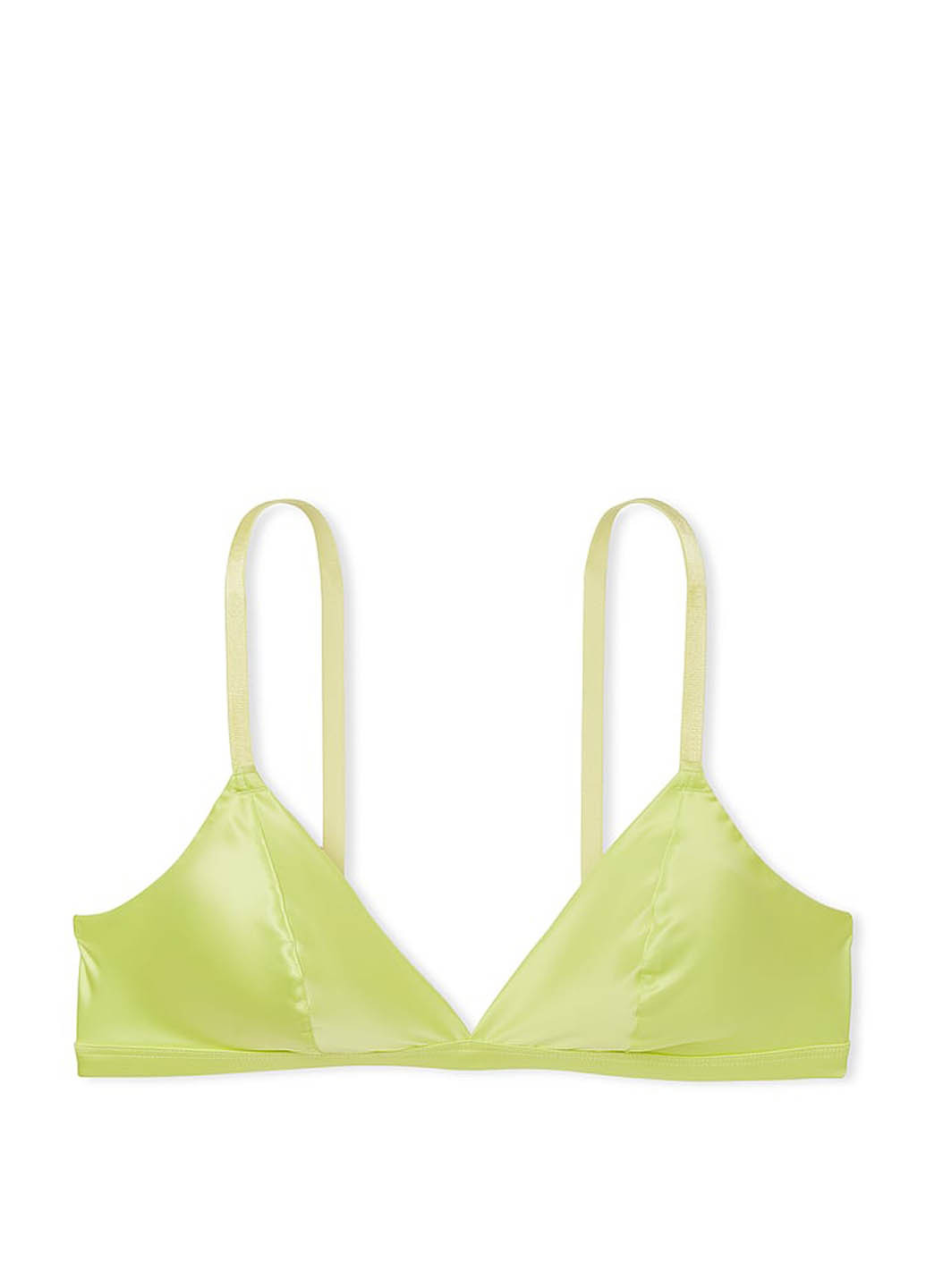 Лаймовый демисезонный комплект (лиф, трусики) Victoria's Secret