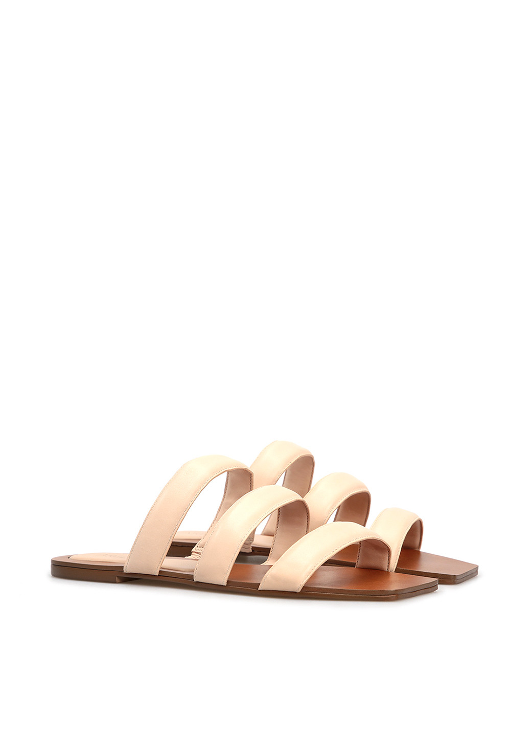 Бежевые шлепанцы Arezzo