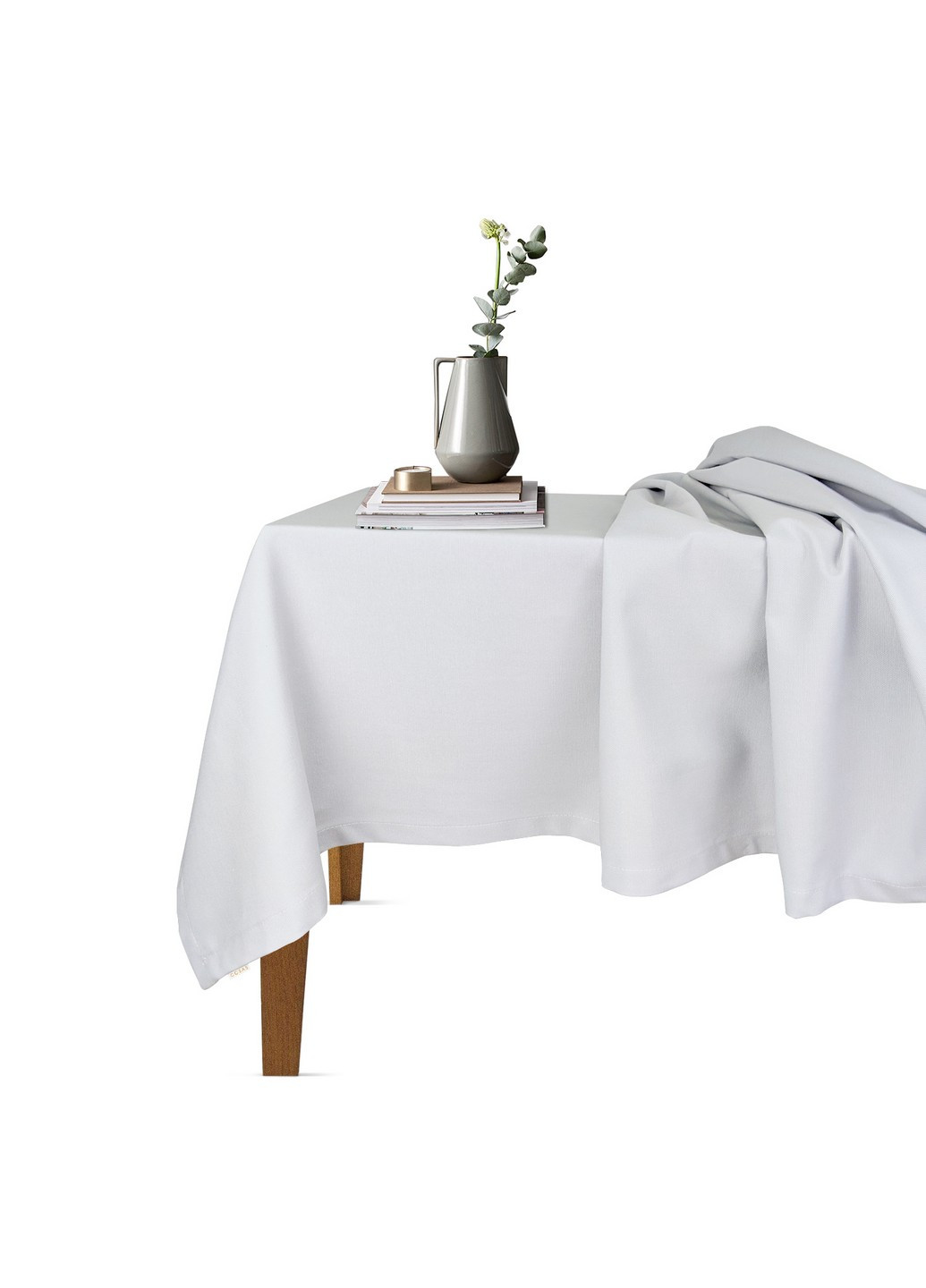 Столовый набор для сервировки стола скатерть Grey 140х180 и салфетки тканевые Steel 35х35 - 4 шт (4822052073902) Cosas (252506513)