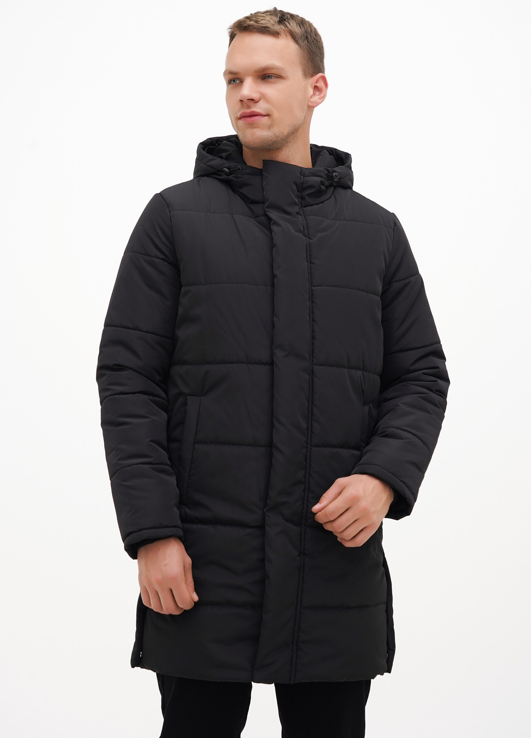 Чорна зимня куртка Kristi