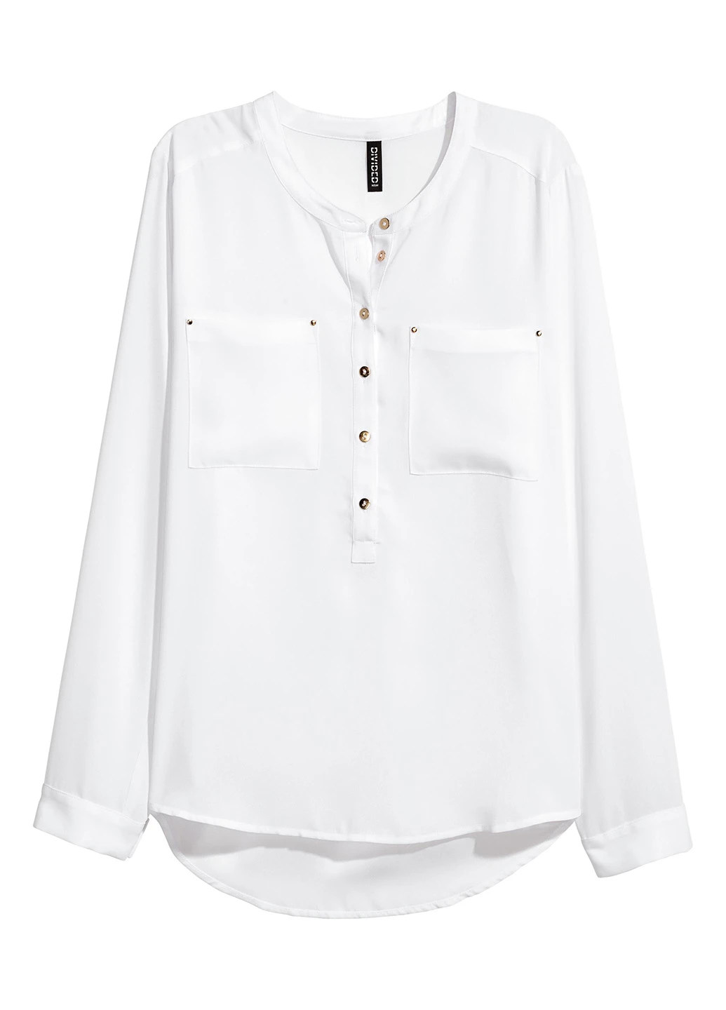 Молочная блуза H&M