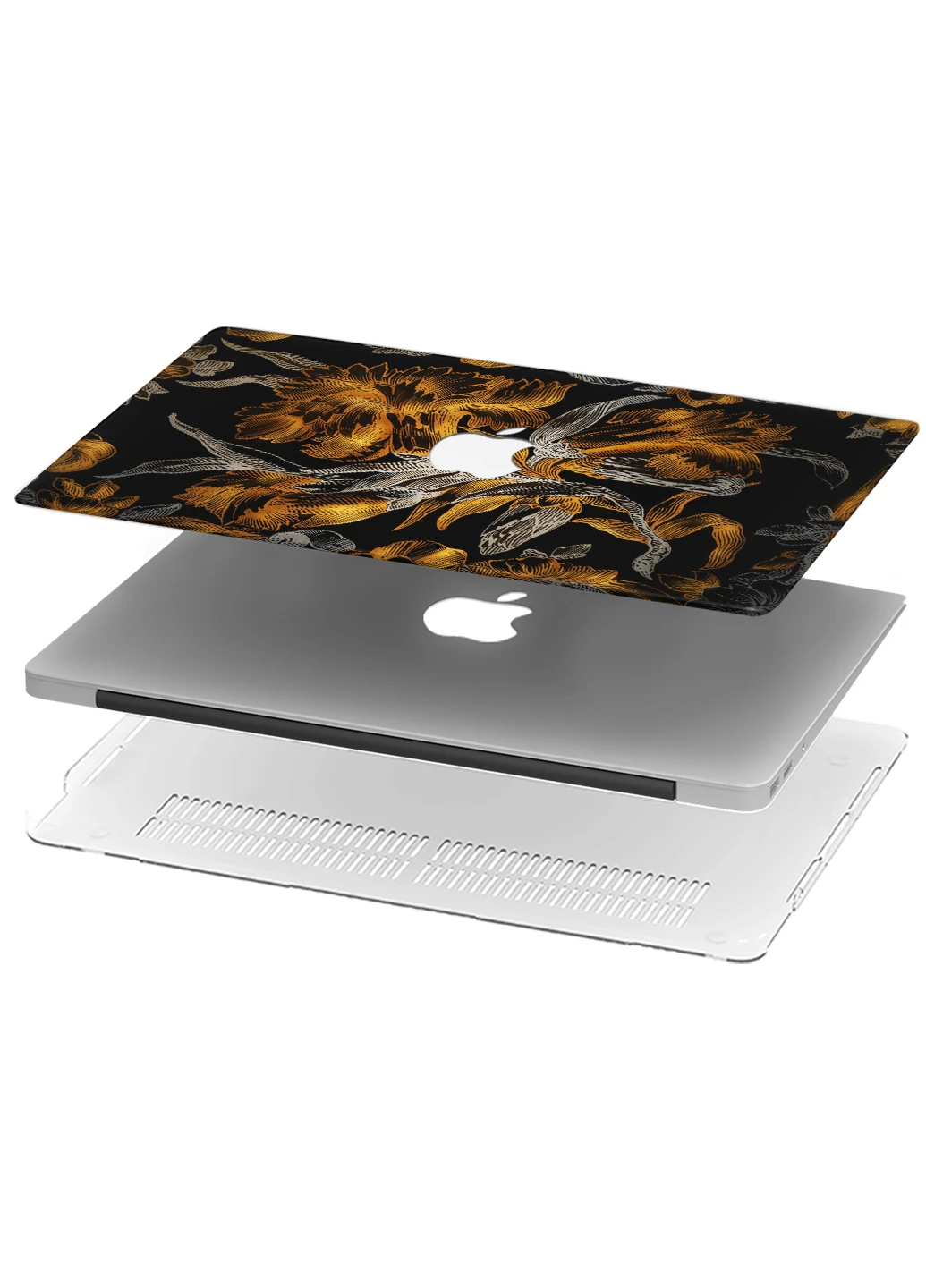 Чехол пластиковый для Apple MacBook Pro 15 A1707/A1990 Акварельные цветы (Watercolor flowers) (9649-2322) MobiPrint (218987868)