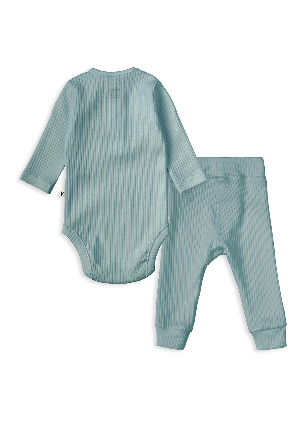 Голубой демисезонный комплект (боди, брюки) KRAKO