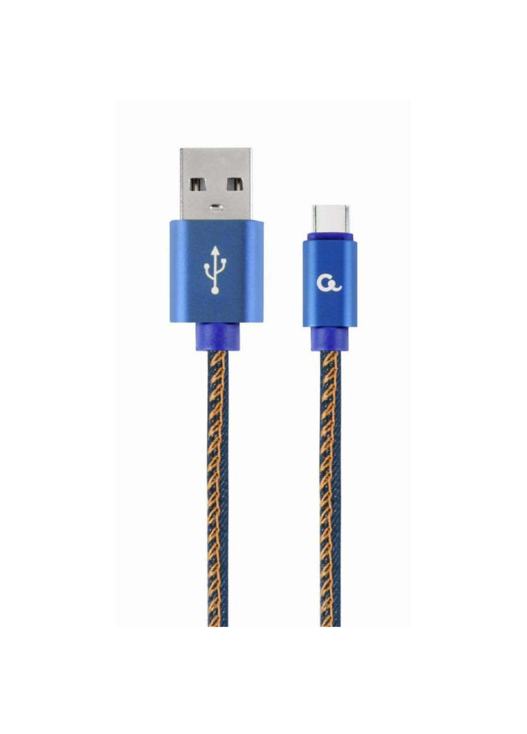 Дата кабель (CC-USB2J-AMCML-1M-BL) Cablexpert usb 2.0 am to type-c 1.0m corner (239382935)