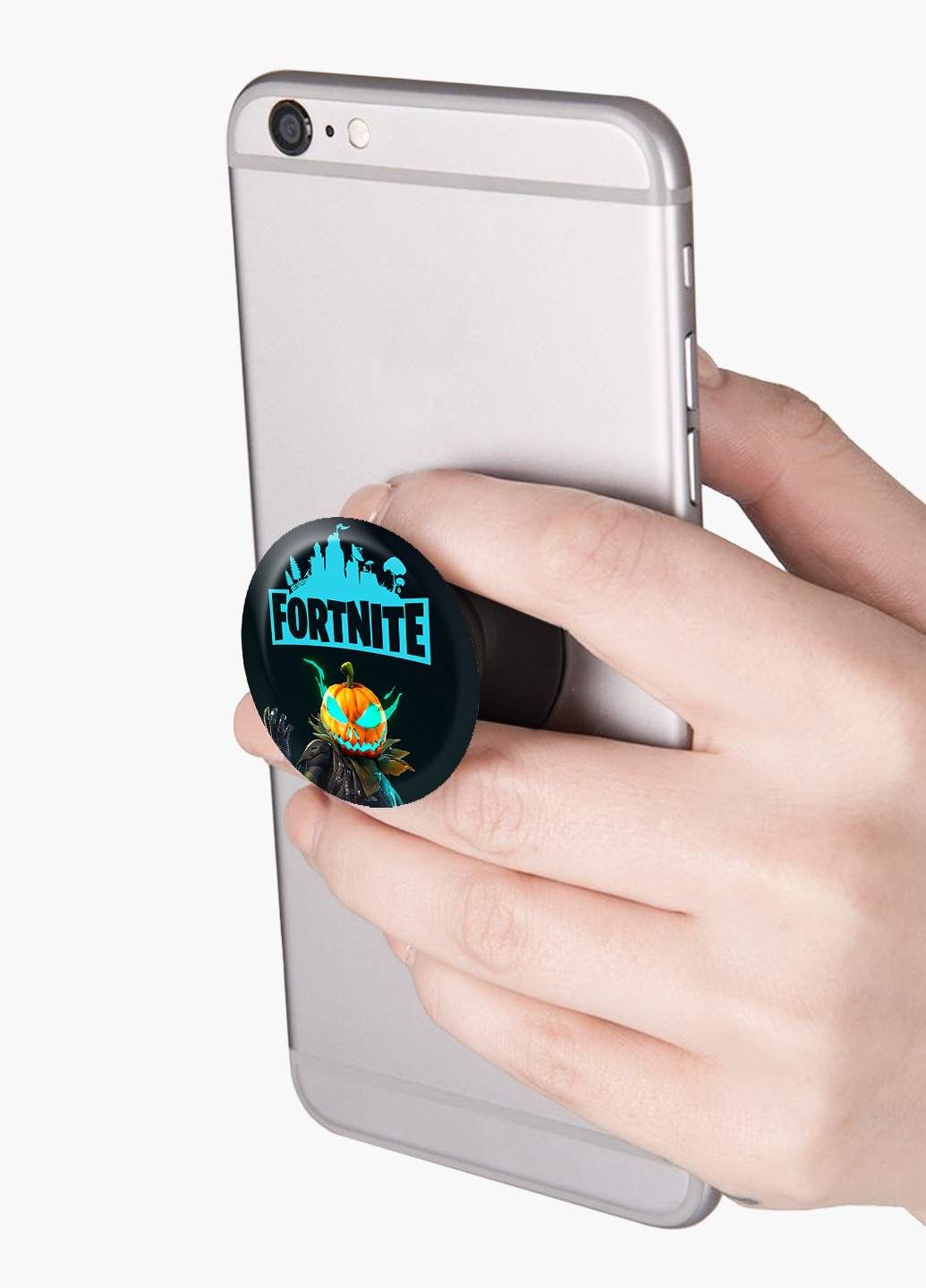 Попсокет (Popsockets) держатель для смартфона Фортнайт скин Пылающий Джек ( Fortnite skin Hollowhead) (8754-2695) Черный MobiPrint (221548611) ? Цена  185 грн ? Купить в интернет-магазине Каста ? Киев, Одесса, Харьков ?  Доставка по всей Украине!(#221548611)