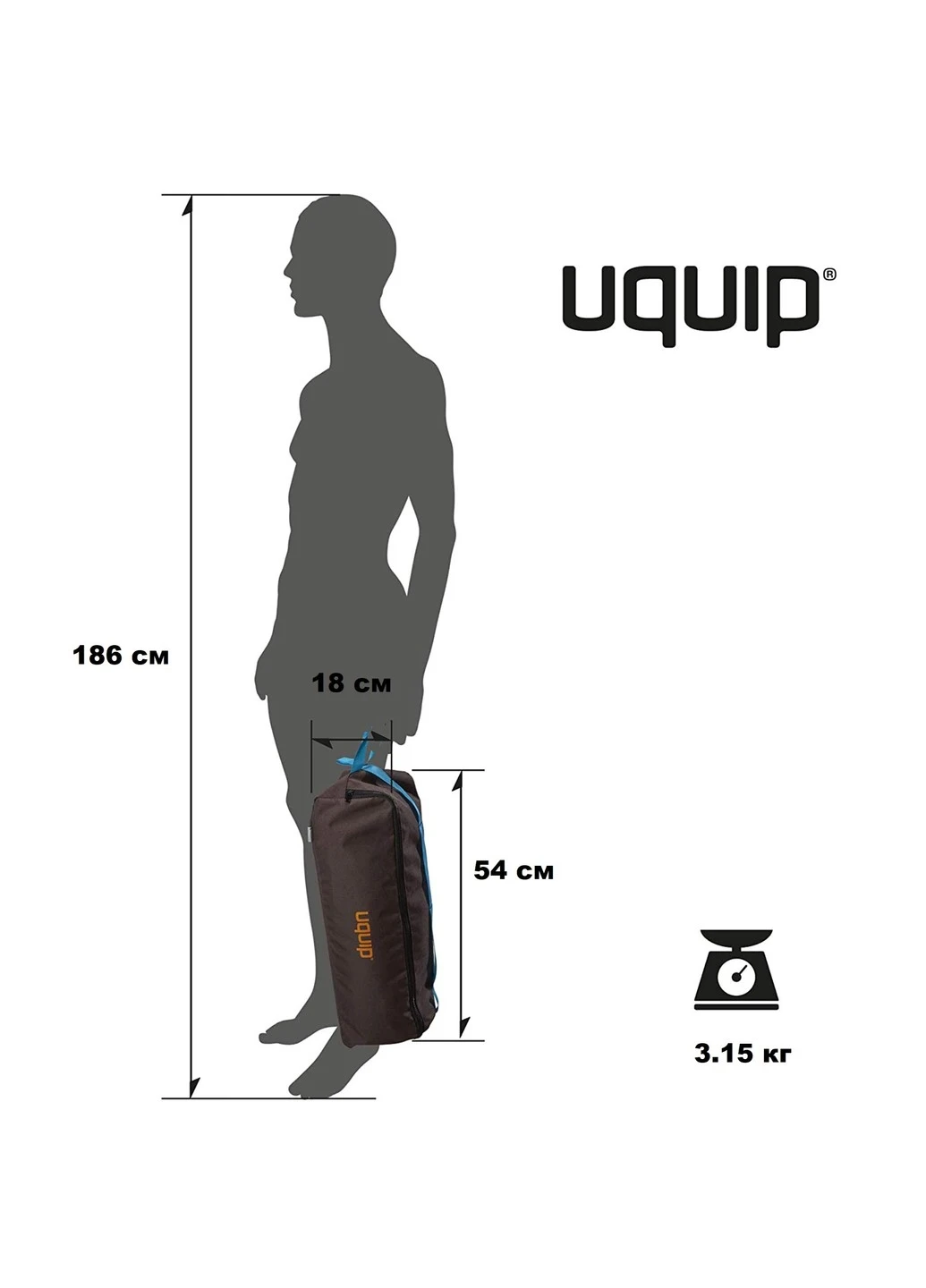 Ліжко розкладне Moony Grey (244203) Uquip (253114945)