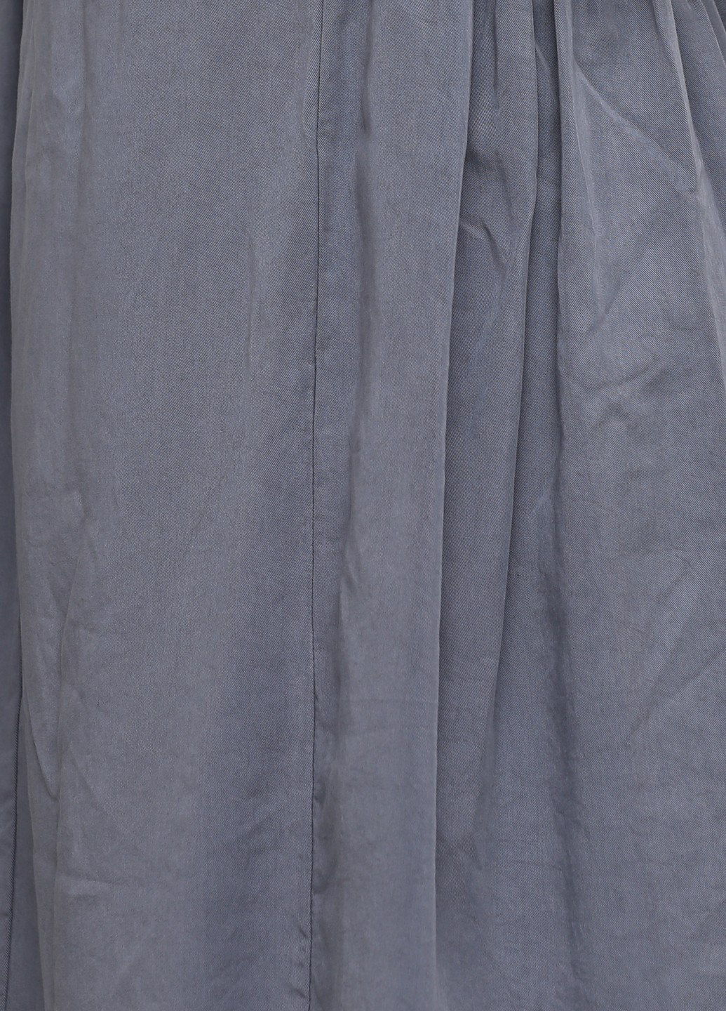 Серо-синее кэжуал платье клеш Made in Italy однотонное