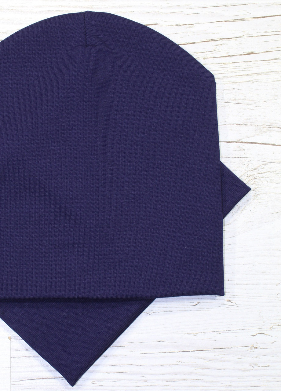 Детская шапка с хомутом КАНТА размер 48-52, синий (OC-240) Канта (212242524)