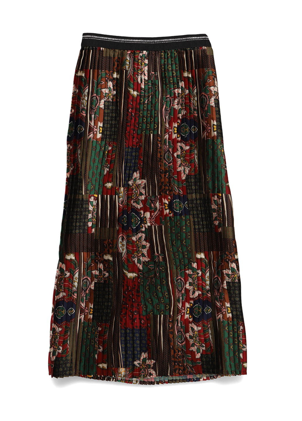 Разноцветная кэжуал с рисунком юбка Dranella плиссе