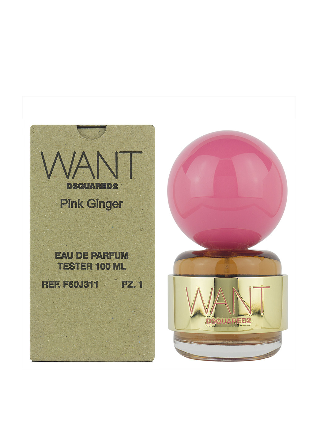 Парфюмированная вода Want Pink Ginger (тестер), 100 мл Dsquared2 (66884158)
