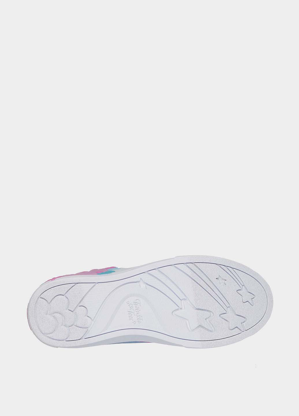 Голубые кеды Skechers