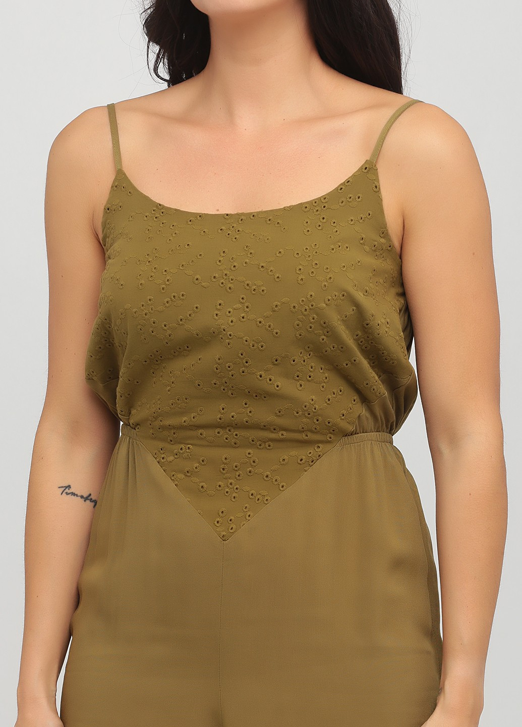 Полукомбинезон C&A однотонний хакі кежуал