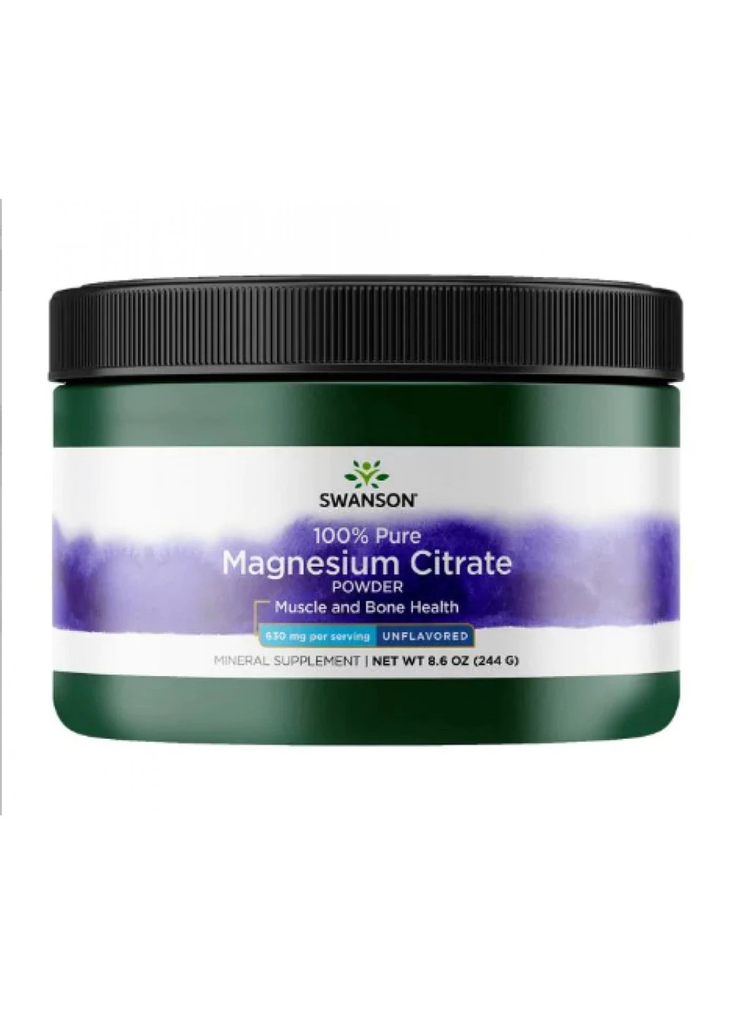 Магний цитрат Magnesium Citrate Powder 100% Pure 244 г Swanson (255408631)