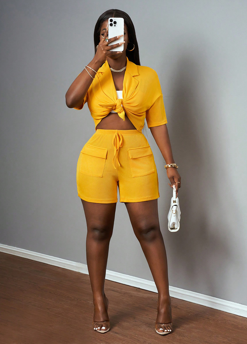 Костюм (жакет, шорти) SHEIN (367006245)