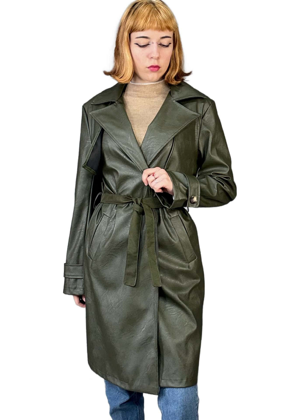 Плащ Boohoo тренчкот на завязках демисезон (347074241)