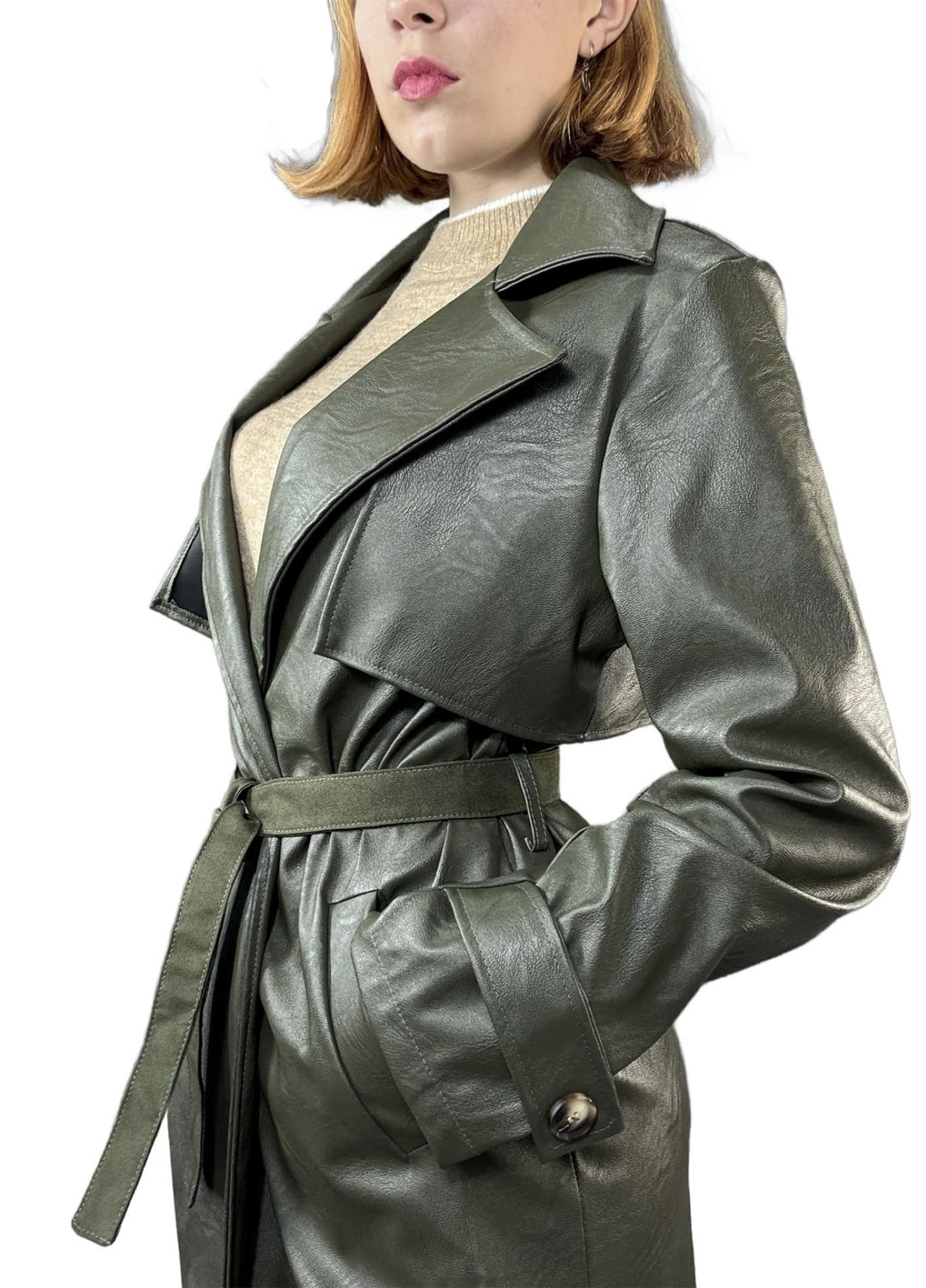 Плащ Boohoo тренчкот на завязках демисезон (347074241)