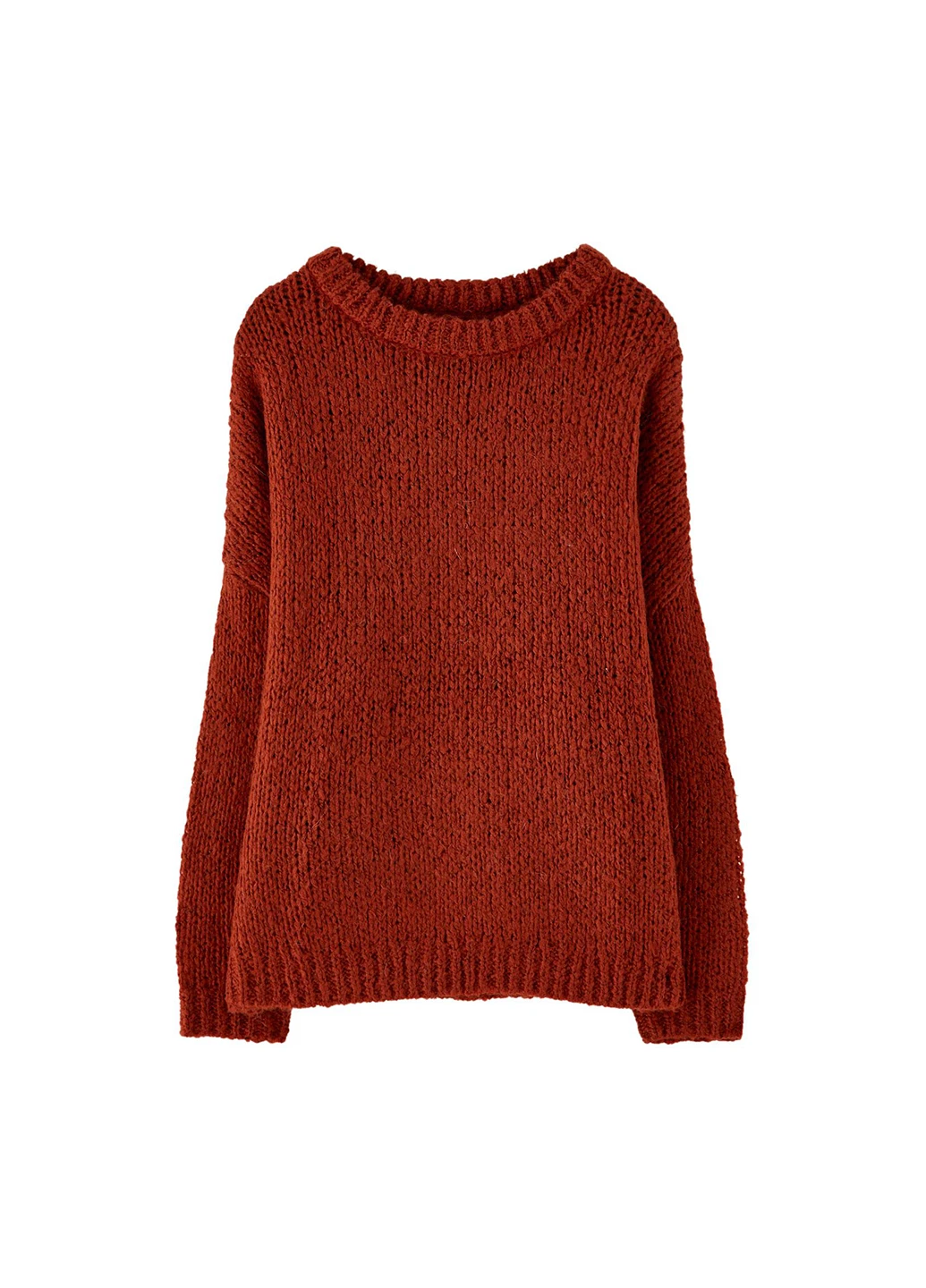 Терракотовый демисезонный джемпер джемпер Pull & Bear