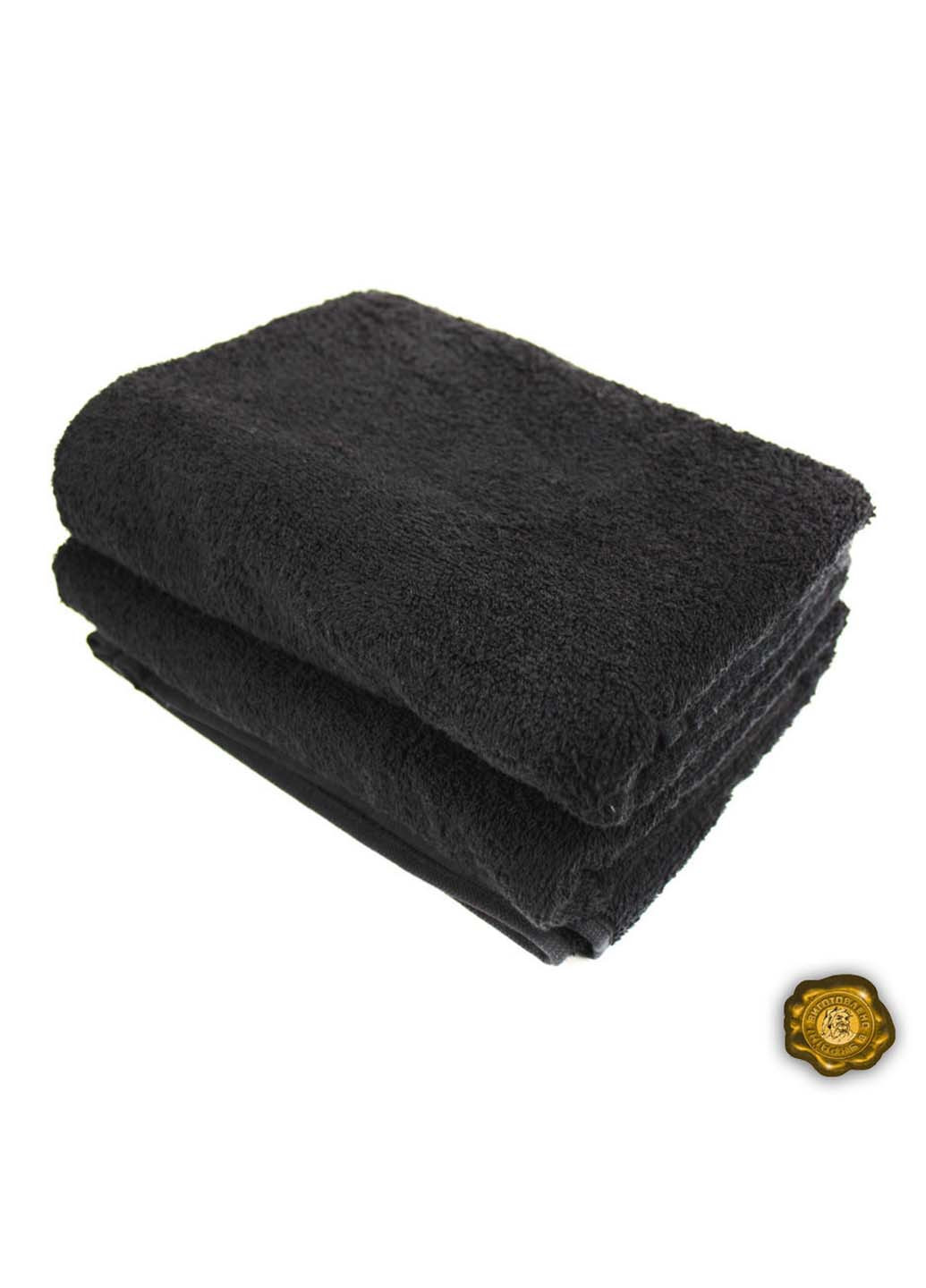 Еней-Плюс полотенце махровое бс0002 40х70 черный производство - Украина