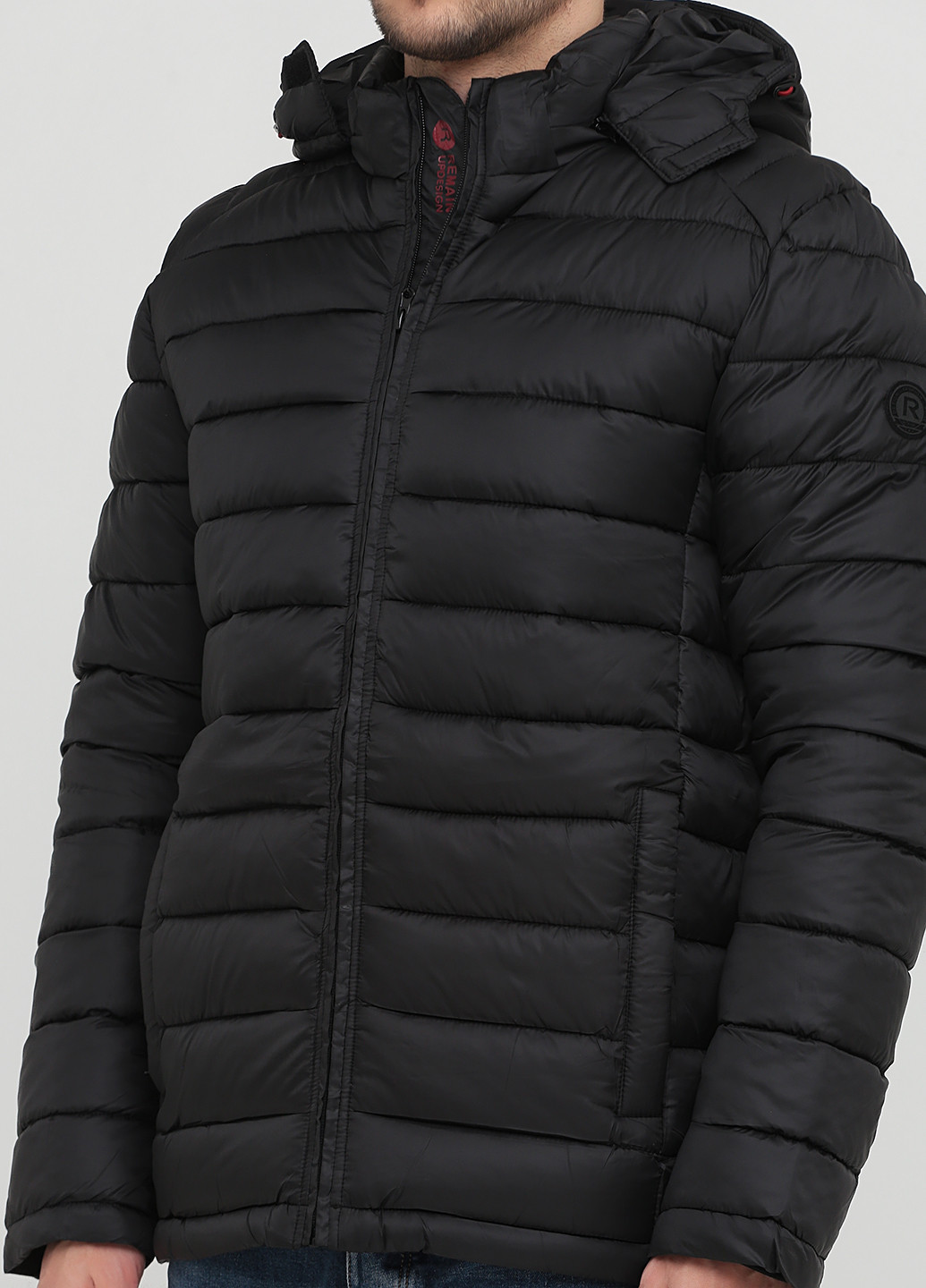 Чорна демісезонна куртка Remain