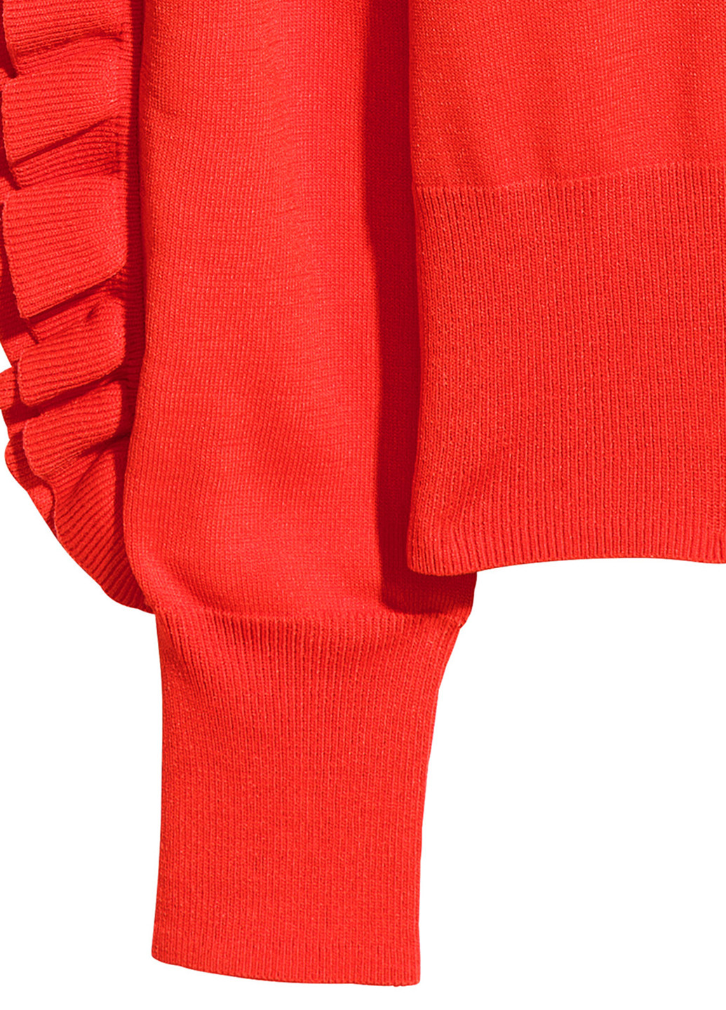 Свитшот H&M - крой красный кэжуал - (106236065)