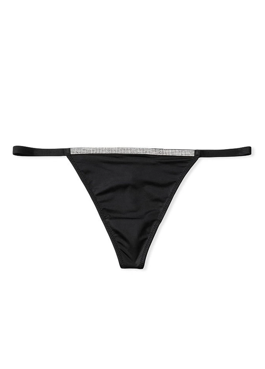 Черный демисезонный комплект (пояс для чулок, трусы) Victoria's Secret