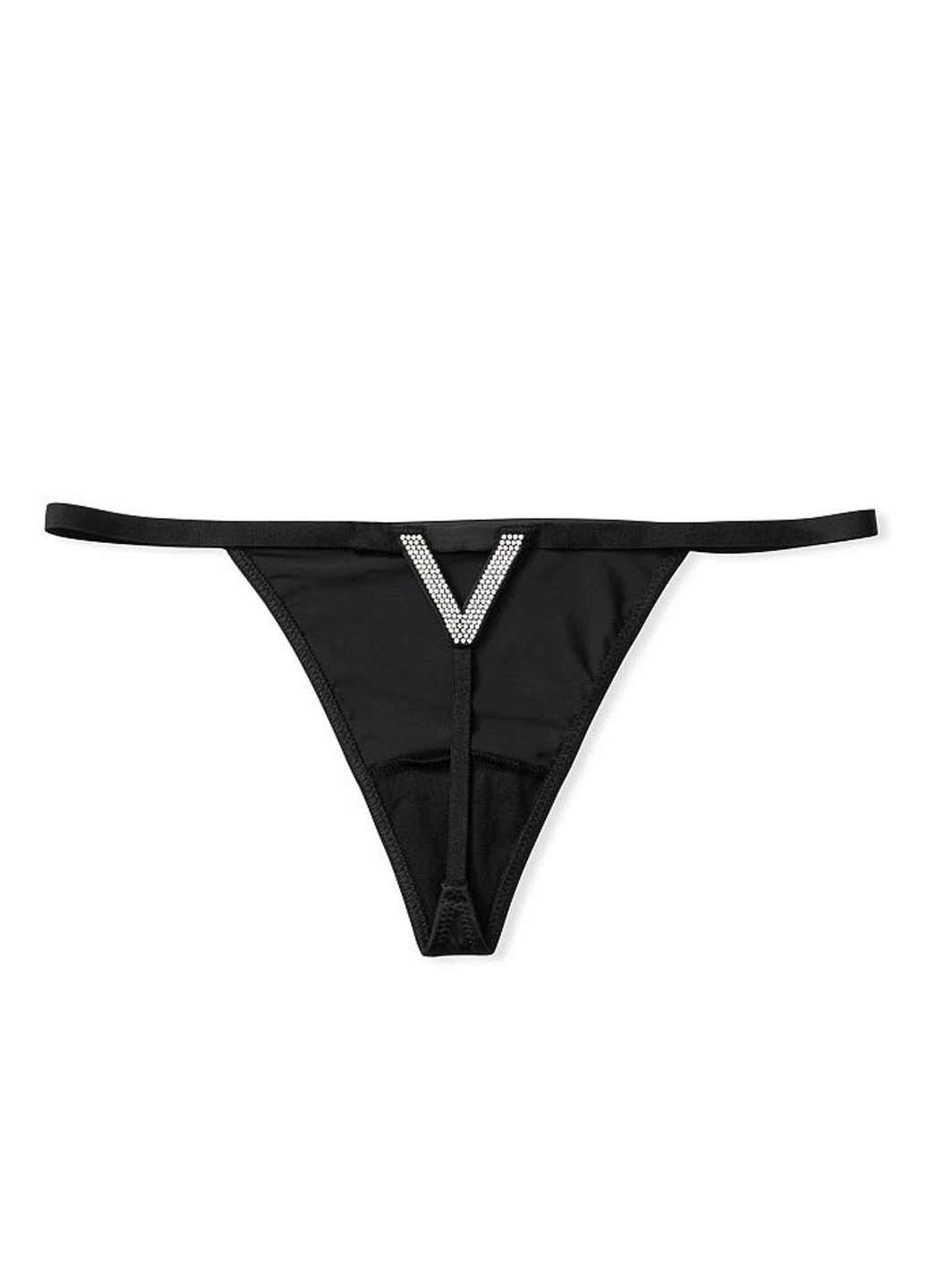 Черный демисезонный комплект (пояс для чулок, трусы) Victoria's Secret