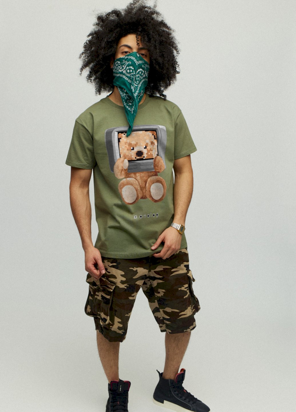 Хакі (оливкова) футболка чоловіча YAPPI