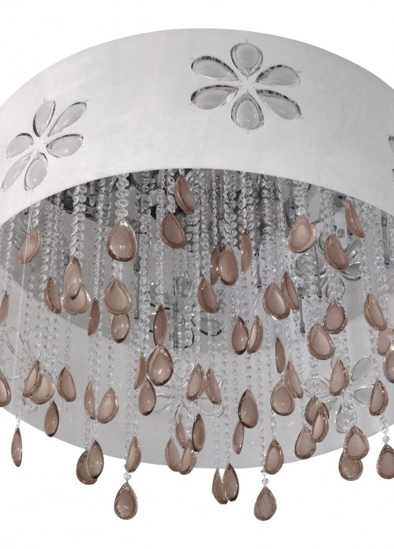 Люстра торт з абажуром галогенна класична BR-01 271S/24 Brille (253887852)