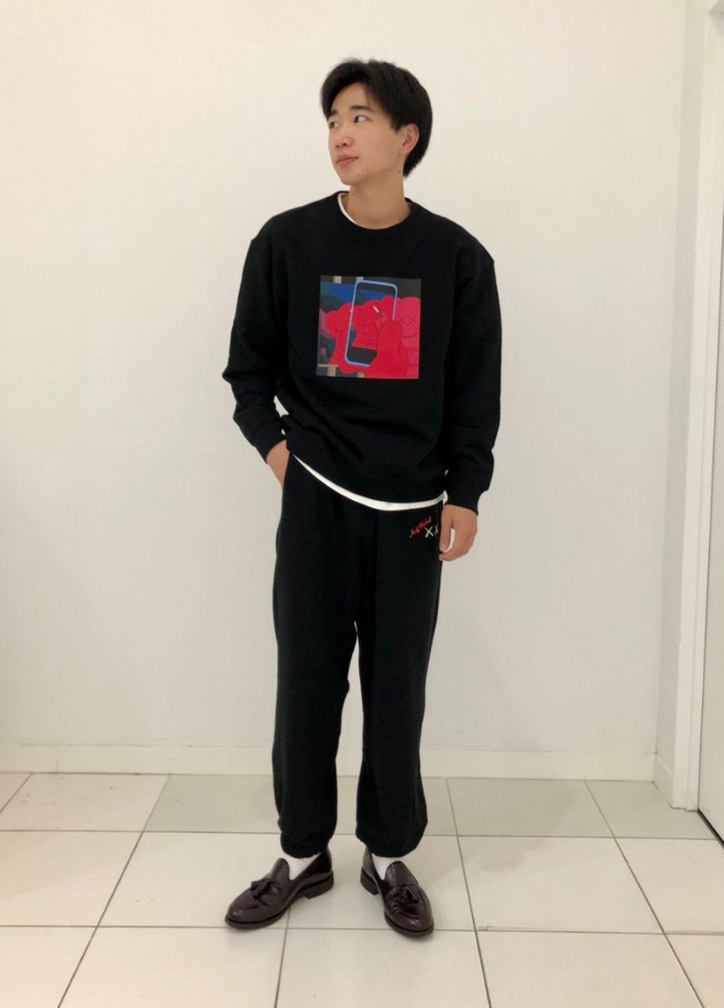 Спортивный костюм (свитшот, штаны) Uniqlo (331289386)