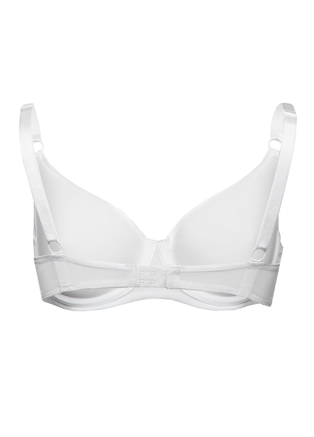 Білий бюстгальтер soft-bra без push-up білий з тонкого формованого матеріалу монофліт (spacer) l1510a calla Luna