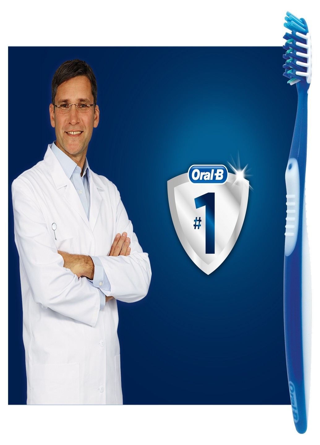 Зубная щетка Pro-Expert Все в одном 1 шт + 1 шт бесплатно Oral-B бесцветная