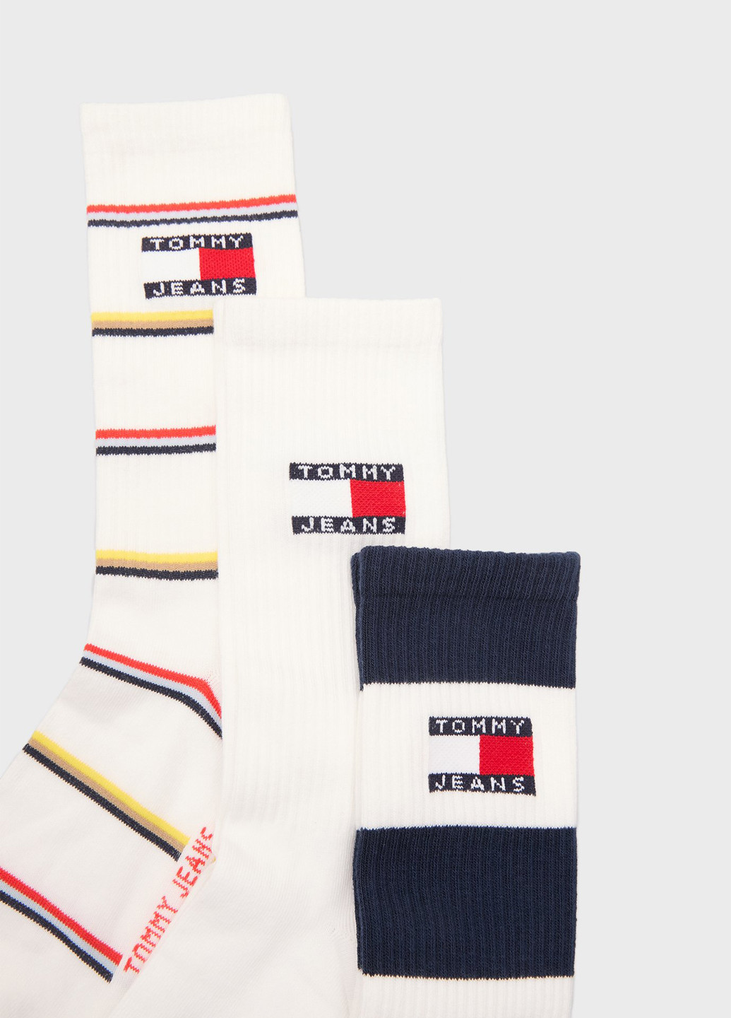 Комбинированные носки (3 пары) Tommy Jeans логотипы (347295354)