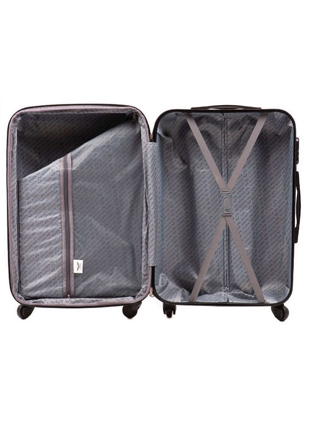 Чемодан пластиковый малый 55 см Wings 147 (200784945)