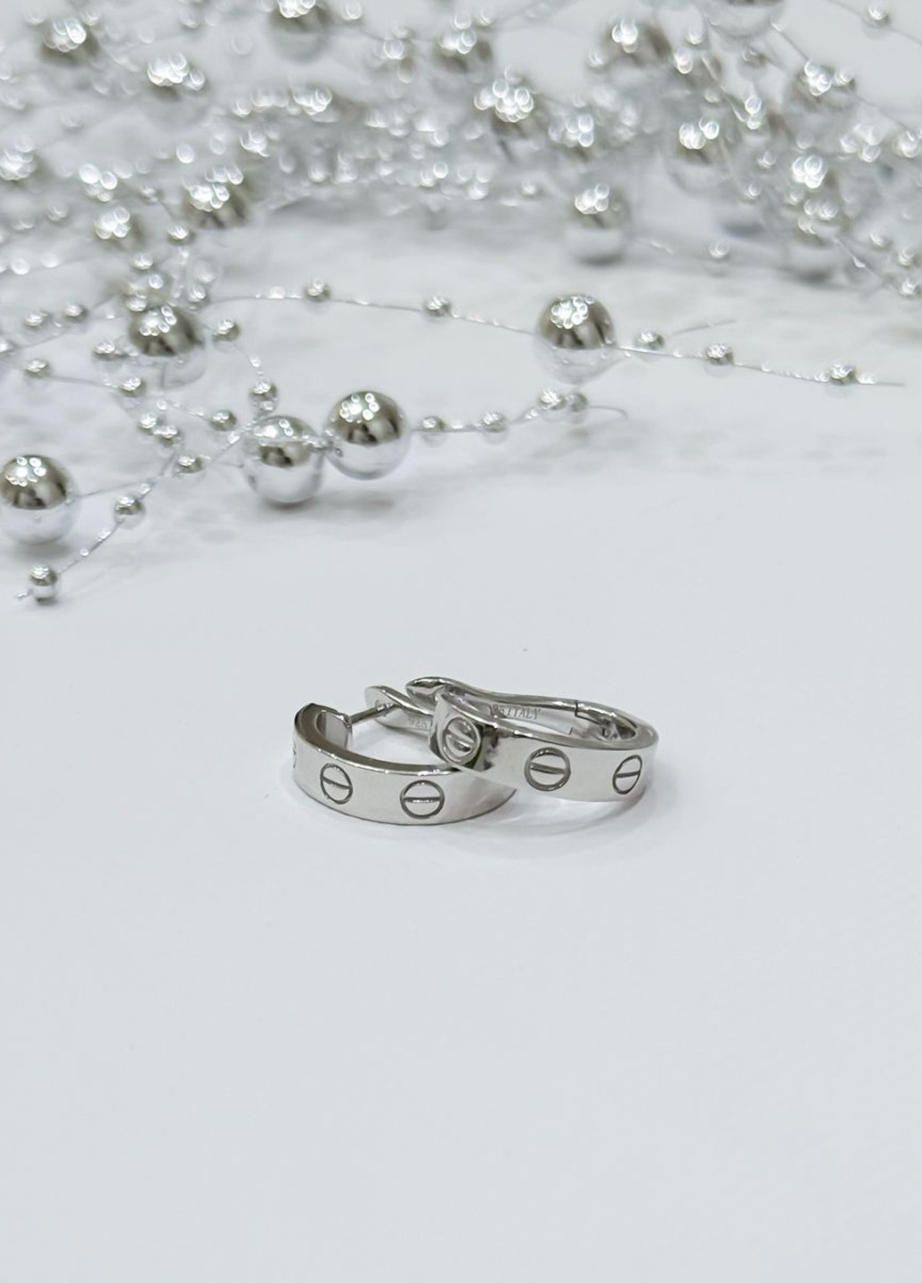 Сережки Silver Flame (317284831)