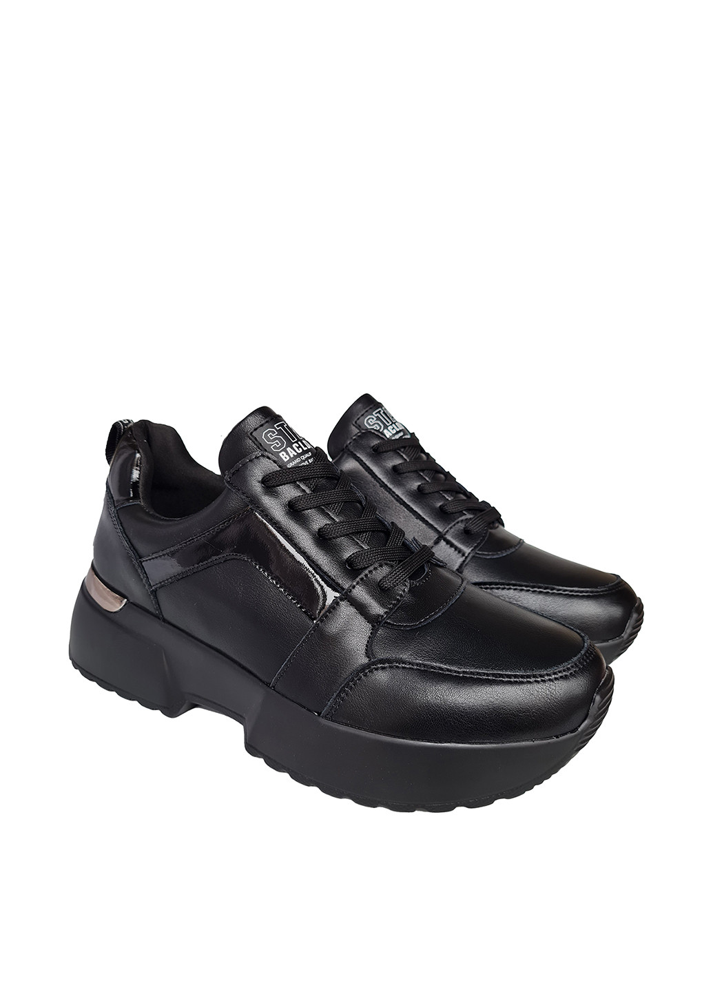 Черные демисезонные кроссовки Yimeili