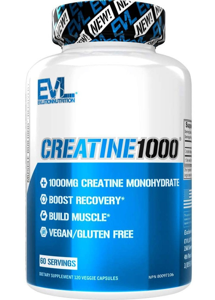 Креатин Creatine 1000 120 caps EVLution Nutrition (254568450)
