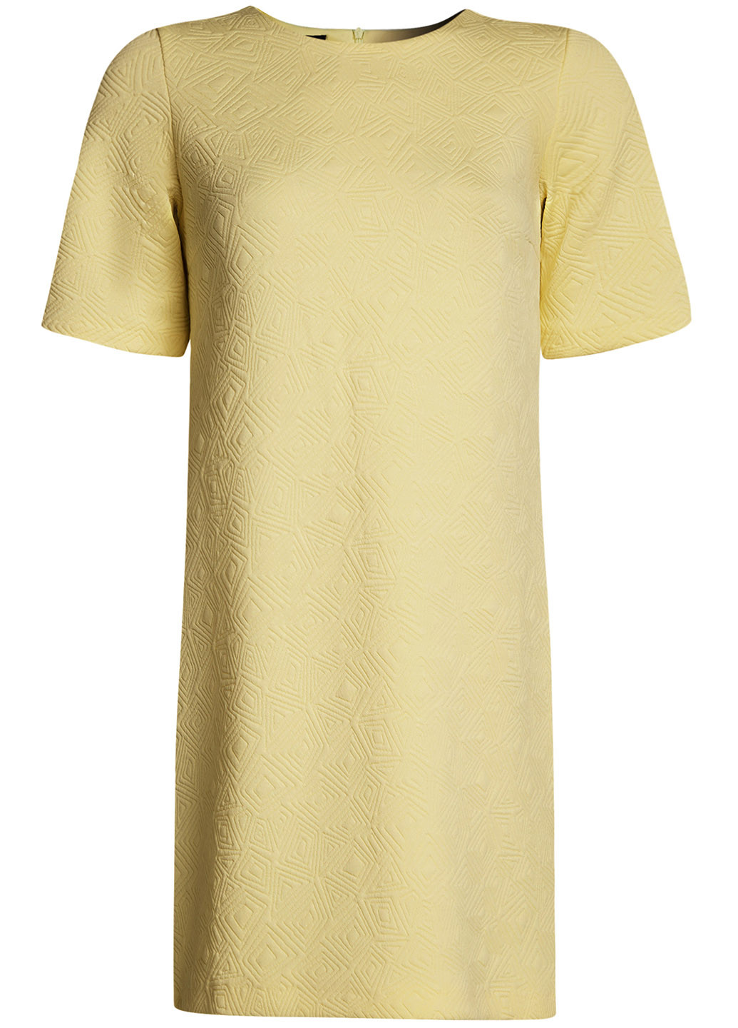 Блідо-жовтий кежуал сукня Oodji однотонна