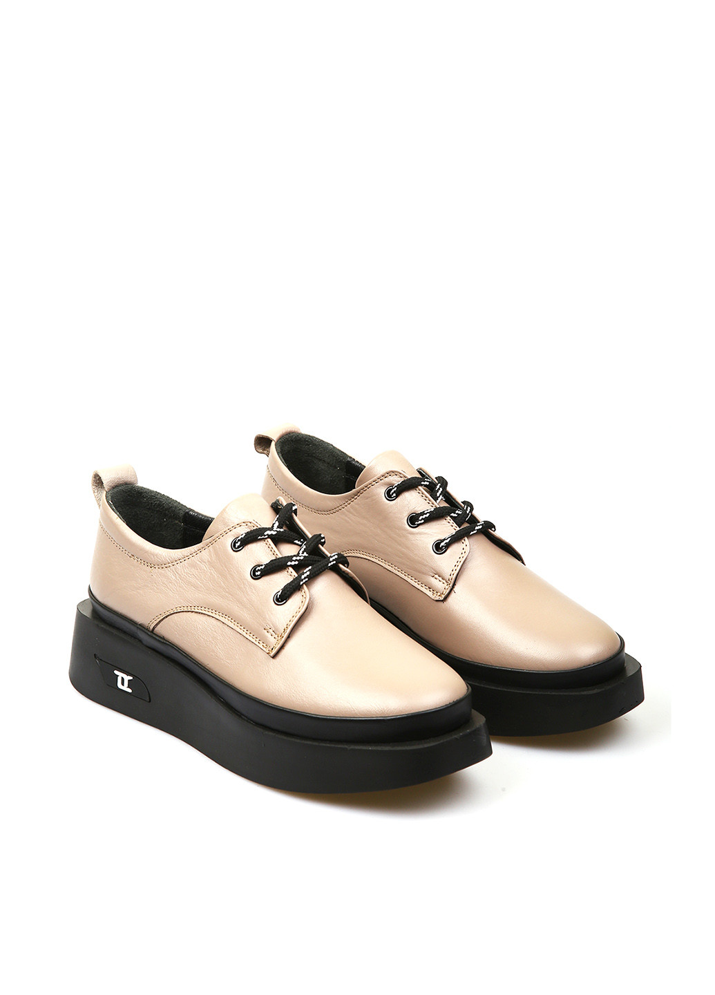 Lonza Туфлі дербі бежевий з натуральна шкіра, україна — демісезон (370991742)