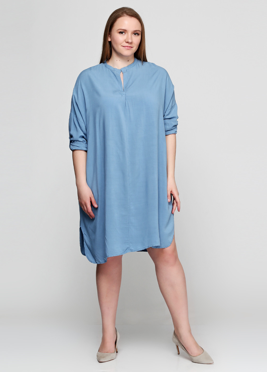 Голубое кэжуал платье New Collection