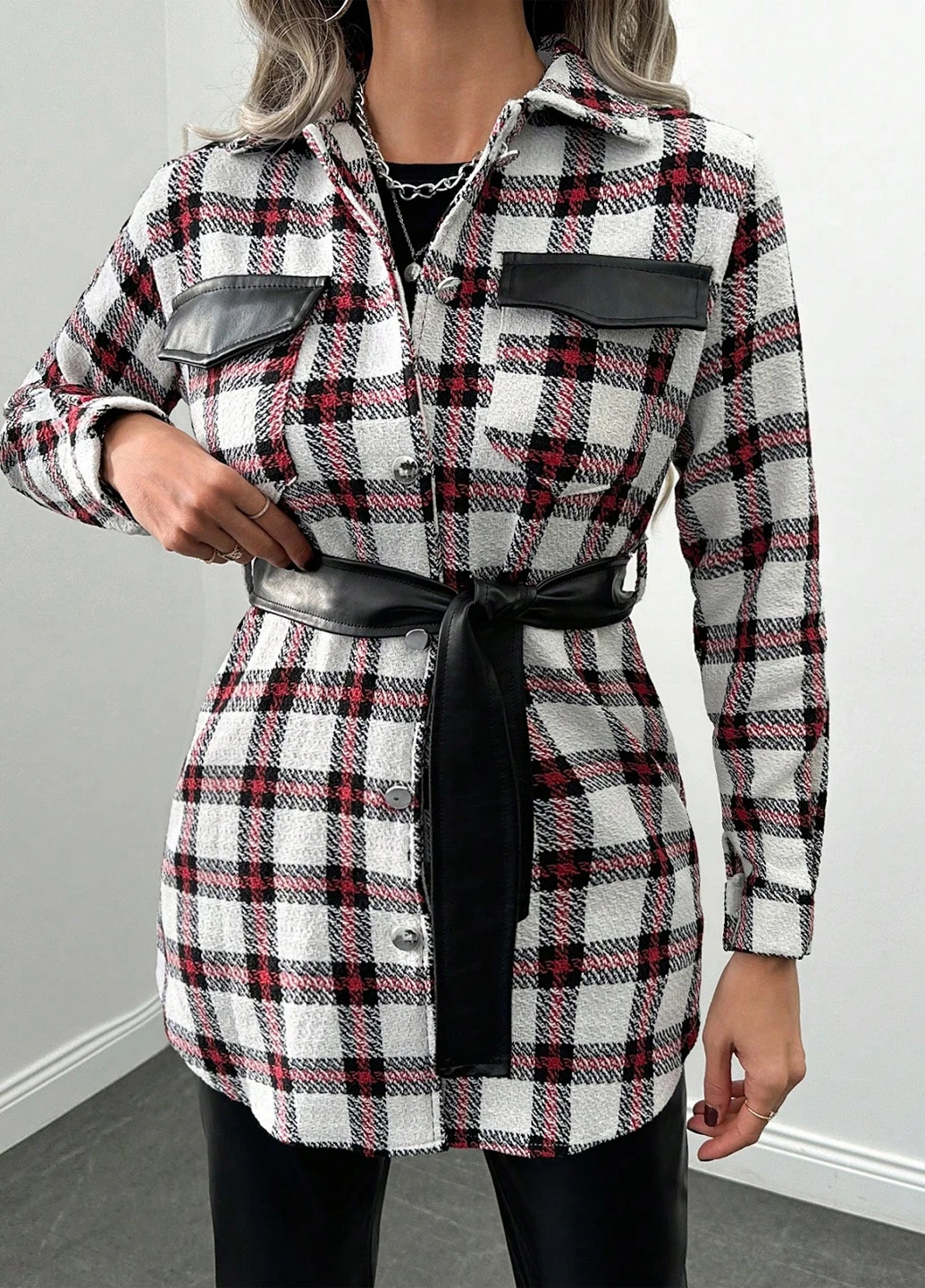 Куртка-рубашка SHEIN (329544608)