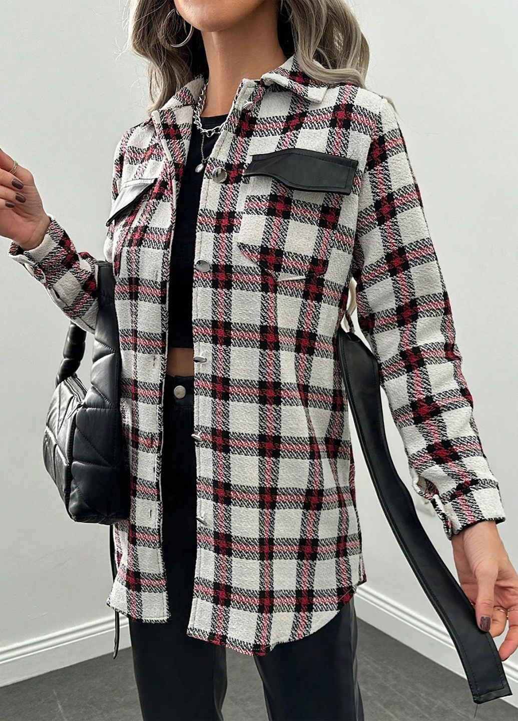 Куртка-рубашка SHEIN (329544608)