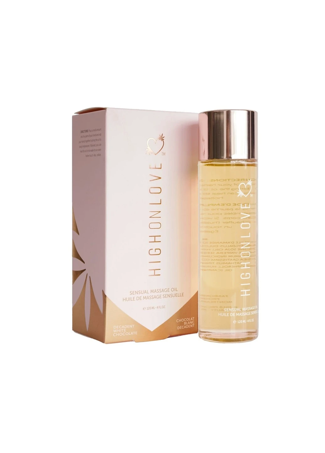 Масажне масло Massage Oil - Decadent White Chocolate (120 мл) HighOnLove (252383215)