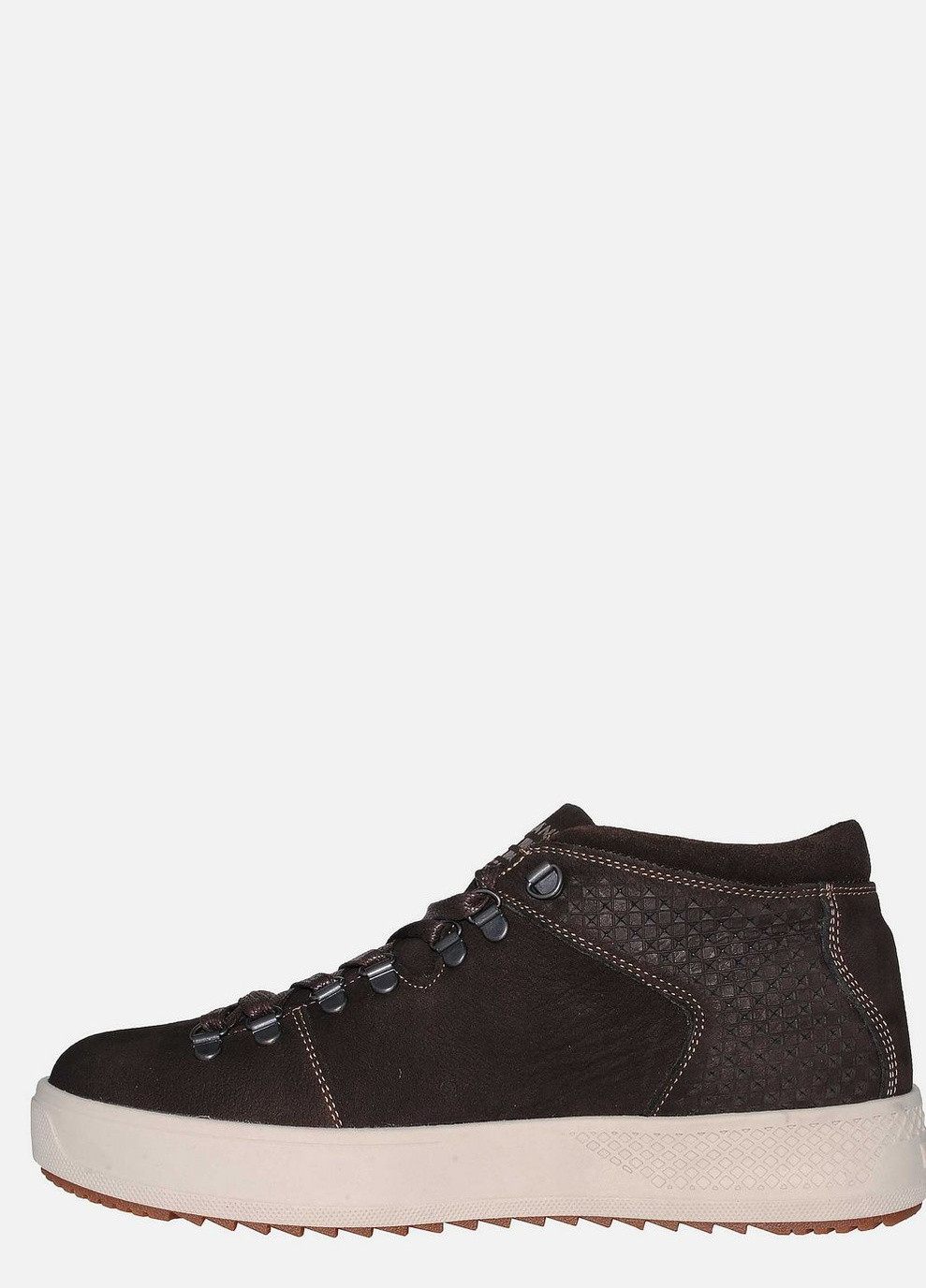 Коричневые зимние ботинки 903кор.н.беж коричневый Fabiani