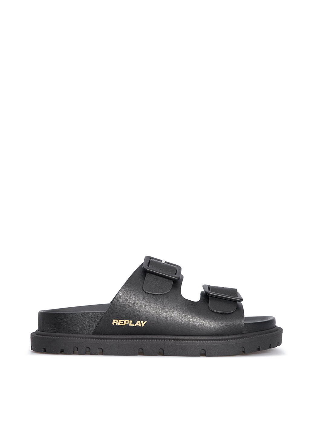Черные шлепанцы Replay