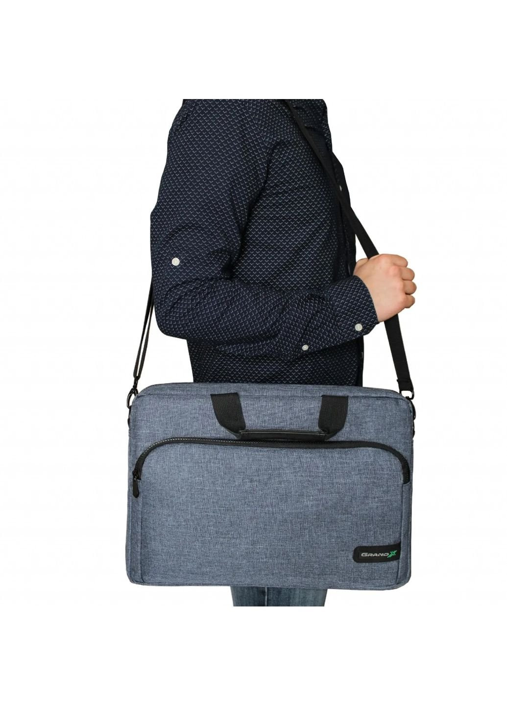 Сумка для ноутбука 15.6'' SB-149 soft pocket Grey-Blue (SB-149J) Grand-X (251884009)
