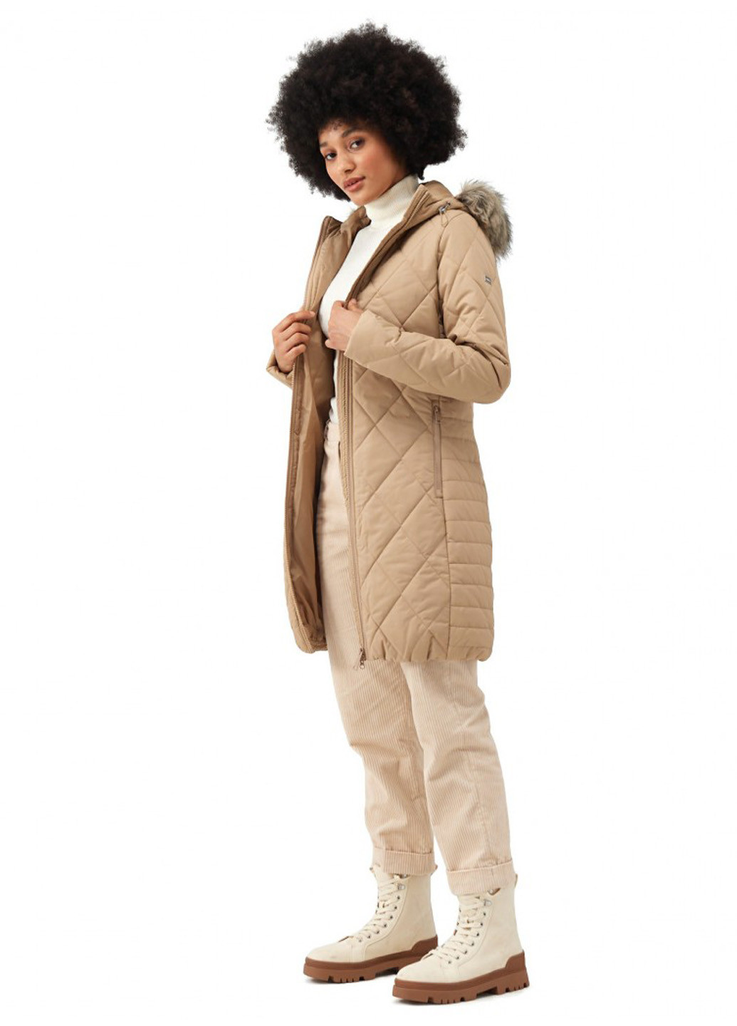 Бежева зимня куртка куртка-пальто Regatta Fritha II