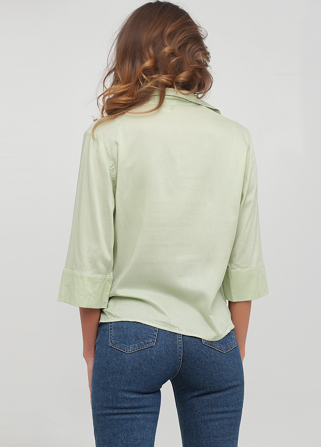 Светло-зеленая летняя блуза H&M